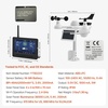 image:imageVEVOR 7in1 WiFi Weather Station Solar Powered Wireless Outdoor Sensor  Home Weather Station Indoor Outdoor 75Inch VA Display for Temperature Humidity Wind SpeedDirection Rainfall No APP70TFT WiFi Weather Station
