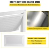 image:imageVEVOR 8x16 Inch Crawl Space Flood Vent Wall Mounted White Foundation Vent to Reduce Flood Risk amp Damage for Crawl Spaces GaragesWhite