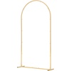 image:imageVEVOR Arch Backdrop Stand 66 x 33 ft Stable Structure Easy Assembly 1 Set Gold Metal Arch Backdrop Stand for Wedding Birthday Party Graduation Holiday Celebration and Ceremony Decoration66ft