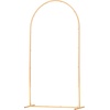 image:imageVEVOR Arch Backdrop Stand 66 x 33 ft Stable Structure Easy Assembly 1 Set Gold Metal Arch Backdrop Stand for Wedding Birthday Party Graduation Holiday Celebration and Ceremony Decoration72ft