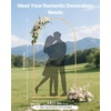 image:imageVEVOR Arch Backdrop Stand 66 x 33 ft Stable Structure Easy Assembly 1 Set Gold Metal Arch Backdrop Stand for Wedding Birthday Party Graduation Holiday Celebration and Ceremony Decoration72ft