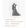 image:imageVEVOR Arch Backdrop Stand 66 x 33 ft Stable Structure Easy Assembly 1 Set Gold Metal Arch Backdrop Stand for Wedding Birthday Party Graduation Holiday Celebration and Ceremony Decoration72ft