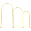 image:imageVEVOR Arch Backdrop Stand 66 x 33 ft Stable Structure Easy Assembly 1 Set Gold Metal Arch Backdrop Stand for Wedding Birthday Party Graduation Holiday Celebration and Ceremony Decoration6 x 26 ft  5 x 22 ft  4 x 17 ft