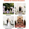 image:imageVEVOR Arch Backdrop Stand 66 x 33 ft Stable Structure Easy Assembly 1 Set Gold Metal Arch Backdrop Stand for Wedding Birthday Party Graduation Holiday Celebration and Ceremony Decoration6 x 26 ft  5 x 22 ft  4 x 17 ft