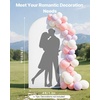 image:imageVEVOR Arch Backdrop Stand 66 x 33 ft Stable Structure Easy Assembly 1 Set Gold Metal Arch Backdrop Stand for Wedding Birthday Party Graduation Holiday Celebration and Ceremony Decoration72ft with cover