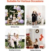 image:imageVEVOR Arch Backdrop Stand 66 x 33 ft Stable Structure Easy Assembly 1 Set Gold Metal Arch Backdrop Stand for Wedding Birthday Party Graduation Holiday Celebration and Ceremony Decoration66ft