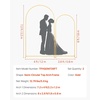 image:imageVEVOR Arch Backdrop Stand 66 x 33 ft Stable Structure Easy Assembly 1 Set Gold Metal Arch Backdrop Stand for Wedding Birthday Party Graduation Holiday Celebration and Ceremony Decoration72ft 6ft  new version