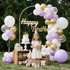 image:imageVEVOR Arch Backdrop Stand 66 x 33 ft Stable Structure Easy Assembly 1 Set Gold Metal Arch Backdrop Stand for Wedding Birthday Party Graduation Holiday Celebration and Ceremony Decoration72ft
