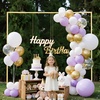 image:imageVEVOR Arch Backdrop Stand 66 x 66 ft Stable Structure Easy Assembly Square Gold Metal Arch Backdrop Stand for Wedding Birthday Party Graduation Holiday Celebration and Ceremony Decoration88ft