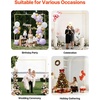 image:imageVEVOR Arch Backdrop Stand 66 x 66 ft Stable Structure Easy Assembly Square Gold Metal Arch Backdrop Stand for Wedding Birthday Party Graduation Holiday Celebration and Ceremony Decoration88ft