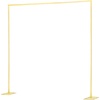 image:imageVEVOR Arch Backdrop Stand 66 x 66 ft Stable Structure Easy Assembly Square Gold Metal Arch Backdrop Stand for Wedding Birthday Party Graduation Holiday Celebration and Ceremony Decoration88ft
