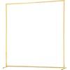 image:imageVEVOR Arch Backdrop Stand 66 x 66 ft Stable Structure Easy Assembly Square Gold Metal Arch Backdrop Stand for Wedding Birthday Party Graduation Holiday Celebration and Ceremony Decoration66 x 66 ft