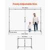 image:imageVEVOR Backdrop Stand 85 x 10 ft Adjustable Photo Backdrop Stand Kit Portable Background with 7 Crossbars Heavy Duty Projector Screen for Wedding Photo Video Studio amp Party7 x 10 ft