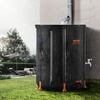 image:imageVEVOR Collapsible Rain Barrel 100 Gallon Portable Rain Water Collection  For Home Garden Water Catcher 1000D PVC Rainwater Storage System Tank Storage Container with Spigot amp Overflow Kit BlackBlack