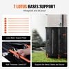 image:imageVEVOR Collapsible Rain Barrel 100 Gallon Portable Rain Water Collection  For Home Garden Water Catcher 1000D PVC Rainwater Storage System Tank Storage Container with Spigot amp Overflow Kit BlackNew Black