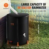 image:imageVEVOR Collapsible Rain Barrel 100 Gallon Portable Rain Water Collection  For Home Garden Water Catcher 1000D PVC Rainwater Storage System Tank Storage Container with Spigot amp Overflow Kit BlackBlack