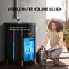 image:imageVEVOR Collapsible Rain Barrel 100 Gallon Portable Rain Water Collection  For Home Garden Water Catcher 1000D PVC Rainwater Storage System Tank Storage Container with Spigot amp Overflow Kit BlackNew Black