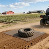image:imageVEVOR Drag Harrow 6 x 3 ft HighEfficiency Chain Harrow Rake ATVs UTVs Tractors Attachments Durable Galvanized Steel Mesh Drag Mat with Towing Chain for Gravel Driveway Ruts Farm Field Leveling7205 x 3598 x 039 inch