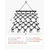 image:imageVEVOR Drag Harrow 6 x 3 ft HighEfficiency Chain Harrow Rake ATVs UTVs Tractors Attachments Durable Galvanized Steel Mesh Drag Mat with Towing Chain for Gravel Driveway Ruts Farm Field Leveling4 x 4 ft