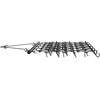 image:imageVEVOR Drag Harrow 6 x 3 ft HighEfficiency Chain Harrow Rake ATVs UTVs Tractors Attachments Durable Galvanized Steel Mesh Drag Mat with Towing Chain for Gravel Driveway Ruts Farm Field Leveling4 x 56 ft
