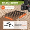 image:imageVEVOR Drag Harrow 6 x 3 ft HighEfficiency Chain Harrow Rake ATVs UTVs Tractors Attachments Durable Galvanized Steel Mesh Drag Mat with Towing Chain for Gravel Driveway Ruts Farm Field Leveling4x4