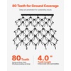 image:imageVEVOR Drag Harrow 6 x 3 ft HighEfficiency Chain Harrow Rake ATVs UTVs Tractors Attachments Durable Galvanized Steel Mesh Drag Mat with Towing Chain for Gravel Driveway Ruts Farm Field Leveling4 x 56 ft