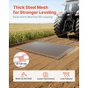 image:imageVEVOR Drag Harrow 6 x 3 ft HighEfficiency Chain Harrow Rake ATVs UTVs Tractors Attachments Durable Galvanized Steel Mesh Drag Mat with Towing Chain for Gravel Driveway Ruts Farm Field Leveling7205 x 3598 x 039 inch