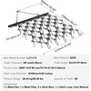 image:imageVEVOR Drag Harrow 6 x 3 ft HighEfficiency Chain Harrow Rake ATVs UTVs Tractors Attachments Durable Galvanized Steel Mesh Drag Mat with Towing Chain for Gravel Driveway Ruts Farm Field Leveling4x4