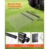 image:imageVEVOR Drag Harrow 6 x 3 ft HighEfficiency Chain Harrow Rake ATVs UTVs Tractors Attachments Durable Galvanized Steel Mesh Drag Mat with Towing Chain for Gravel Driveway Ruts Farm Field Leveling4 x 5 ft
