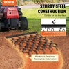 image:imageVEVOR Drag Harrow 6 x 3 ft HighEfficiency Chain Harrow Rake ATVs UTVs Tractors Attachments Durable Galvanized Steel Mesh Drag Mat with Towing Chain for Gravel Driveway Ruts Farm Field Leveling4x56
