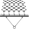 image:imageVEVOR Drag Harrow 6 x 3 ft HighEfficiency Chain Harrow Rake ATVs UTVs Tractors Attachments Durable Galvanized Steel Mesh Drag Mat with Towing Chain for Gravel Driveway Ruts Farm Field Leveling4x4