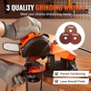 image:imageVEVOR Electric Chainsaw Sharpener 140W Electric Saw Chain Blade Sharpener 5700RPM Professional Bench Chain Saw Sharpening Tool with 3 Grinding Wheels Fit 025 to 0404 Pitch Chains140W