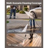 image:imageVEVOR Electric Pressure Washer 1958 Max PSI 25 Max GPM Portable Power Washer with 4 Nozzles Metal Extension Wand CommercialGrade 5Piston Plunger Pump High Pressure for CarsDrivewaysPatios2000 PSI  159 GPM