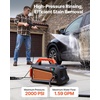 image:imageVEVOR Electric Pressure Washer 1958 Max PSI 25 Max GPM Portable Power Washer with 4 Nozzles Metal Extension Wand CommercialGrade 5Piston Plunger Pump High Pressure for CarsDrivewaysPatios2000 PSI  159 GPM