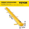 image:imageVEVOR Flood Barrier Hydro Bag 12 ft Length x 12 in Height Water Diversion  Flooding Prevention for Doorways Garages Reusable PVC Tubes Lightweight with Excellent Waterproof Effect 132 Gallons Capacity24ftl  6h