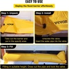 image:imageVEVOR Flood Barrier Hydro Bag 12 ft Length x 12 in Height Water Diversion  Flooding Prevention for Doorways Garages Reusable PVC Tubes Lightweight with Excellent Waterproof Effect 132 Gallons Capacity24ftl  6h