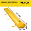image:imageVEVOR Flood Barrier Hydro Bag 12 ft Length x 12 in Height Water Diversion  Flooding Prevention for Doorways Garages Reusable PVC Tubes Lightweight with Excellent Waterproof Effect 132 Gallons Capacity24ftl 12h