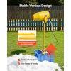 image:imageVEVOR Foam Machine Auto Oscillation Foam Cannon Party Machine Bubble Cannon with Fan 3Color LED Lights amp Triangular Structure Dense Foams Maker for Gatherings Backyard Celebrations amp Party217 x 181 x 654 inch