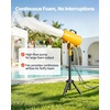 image:imageVEVOR Foam Machine Auto Oscillation Foam Cannon Party Machine Bubble Cannon with Fan 3Color LED Lights amp Triangular Structure Dense Foams Maker for Gatherings Backyard Celebrations amp Party140 x 114 x 311380 inch
