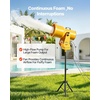 image:imageVEVOR Foam Machine Auto Oscillation Foam Cannon Party Machine Bubble Cannon with Fan 3Color LED Lights amp Triangular Structure Dense Foams Maker for Gatherings Backyard Celebrations amp Party260 x 209 x 744 inch