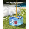 image:imageVEVOR Foam Machine Auto Oscillation Foam Cannon Party Machine Bubble Cannon with Fan 3Color LED Lights amp Triangular Structure Dense Foams Maker for Gatherings Backyard Celebrations amp Party217 x 181 x 654 inch