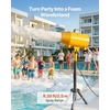 image:imageVEVOR Foam Machine Auto Oscillation Foam Cannon Party Machine Bubble Cannon with Fan 3Color LED Lights amp Triangular Structure Dense Foams Maker for Gatherings Backyard Celebrations amp Party140 x 114 x 311380 inch