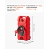 image:imageVEVOR Fuel Caddy 15 Gallon Fuel Tank Container with Gravity amp Hand Pump Modes Portable Fuel Tank with Wheels 10 ft Delivery Hose amp Manual Pump Gas Caddy for Motorboats ATVs Gasoline amp Diesel15 Gallon
