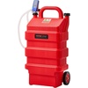 image:imageVEVOR Fuel Caddy 15 Gallon Fuel Tank Container with Gravity amp Hand Pump Modes Portable Fuel Tank with Wheels 10 ft Delivery Hose amp Manual Pump Gas Caddy for Motorboats ATVs Gasoline amp Diesel16 Gallon Electric