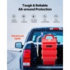image:imageVEVOR Fuel Caddy 15 Gallon Fuel Tank Container with Gravity amp Hand Pump Modes Portable Fuel Tank with Wheels 10 ft Delivery Hose amp Manual Pump Gas Caddy for Motorboats ATVs Gasoline amp Diesel16 Gallon Electric