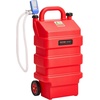 image:imageVEVOR Fuel Caddy 15 Gallon Fuel Tank Container with Gravity amp Hand Pump Modes Portable Fuel Tank with Wheels 10 ft Delivery Hose amp Manual Pump Gas Caddy for Motorboats ATVs Gasoline amp Diesel16 Gallon Electric
