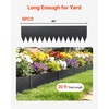 image:imageVEVOR Galvanized Steel Landscape Edging 6Pack 40 x 10 Inch Metal Edging for Landscaping with 8 Mounting Clips Heavy Duty Metal Garden Edge Border for Flower Bed Yard Pathway Black40 L x 10 H 6 Pack