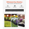 image:imageVEVOR Galvanized Steel Landscape Edging 6Pack 40 x 10 Inch Metal Edging for Landscaping with 8 Mounting Clips Heavy Duty Metal Garden Edge Border for Flower Bed Yard Pathway Black40 L x 6 H 6 Pack