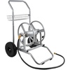 image:imageVEVOR Hose Reel Cart 200300ft HighPressure Garden Hose Cart Hoses Reel Carts with Two Wheels Handle amp HeavyDuty Mesh Storage Basket DualPurpose Portable Hoses Reels for Garden Car Pet
