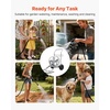 image:imageVEVOR Hose Reel Cart 200300ft HighPressure Garden Hose Cart Hoses Reel Carts with Two Wheels Handle amp HeavyDuty Mesh Storage Basket DualPurpose Portable Hoses Reels for Garden Car Pet